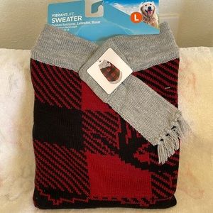 VibrantLife Sweater Sz Large 20 IN Back Length For Dogs 50-90 LB